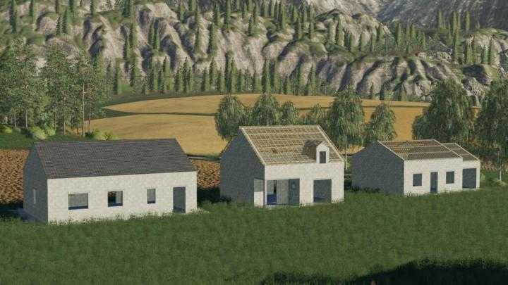 FS19 – Placeable Constructions Houses V1