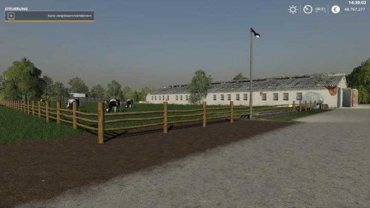 FS19 – Placeable Ddr Cowshed V1