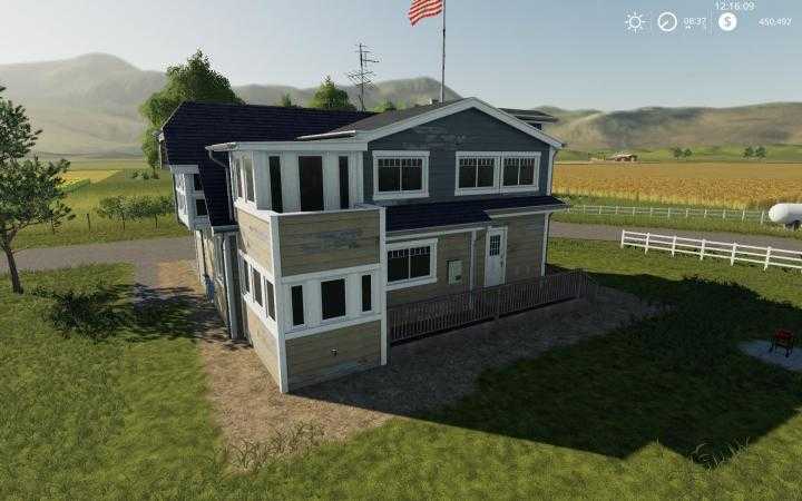 FS19 – Placeable Farm House Residential House 8 V1