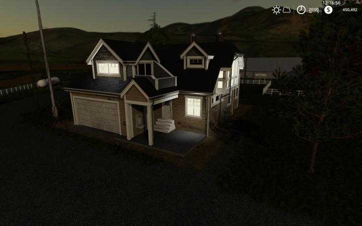 FS19 – Placeable Farm House Residential House 8 V1