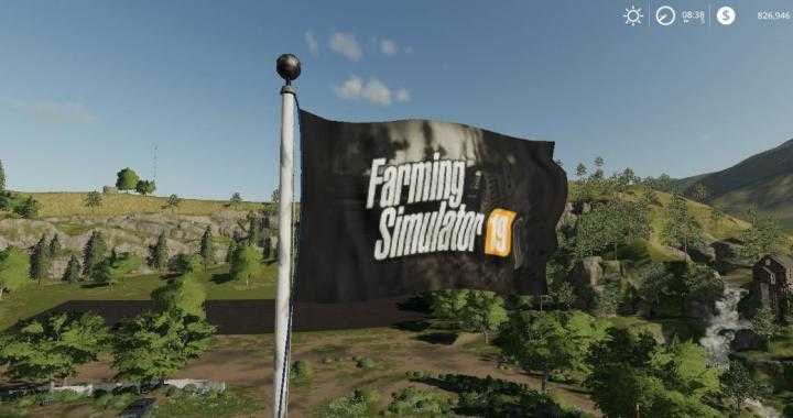 FS19 – Placeable Flag