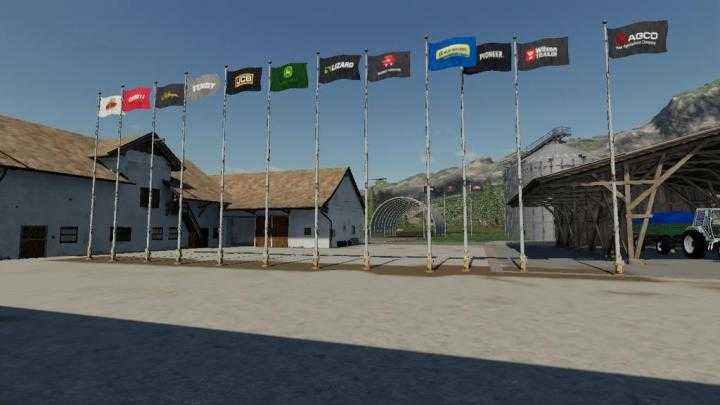 FS19 – Placeable Flags V1