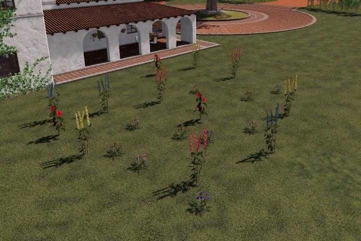 FS19 – Placeable Flowers Pack V1