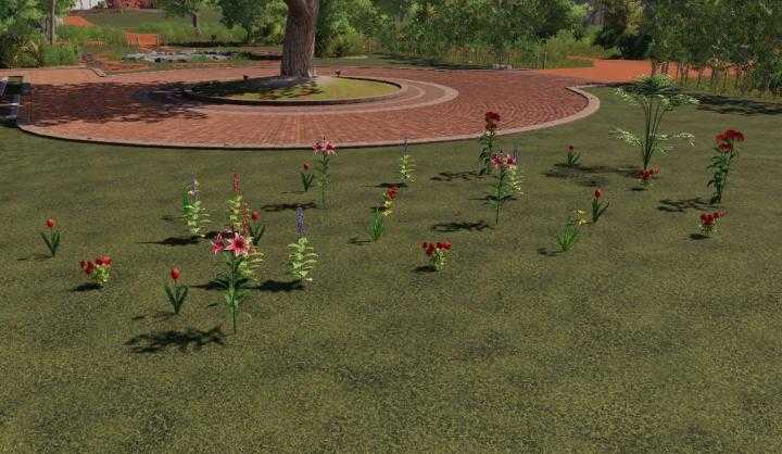 FS19 – Placeable Flowers Pack V1