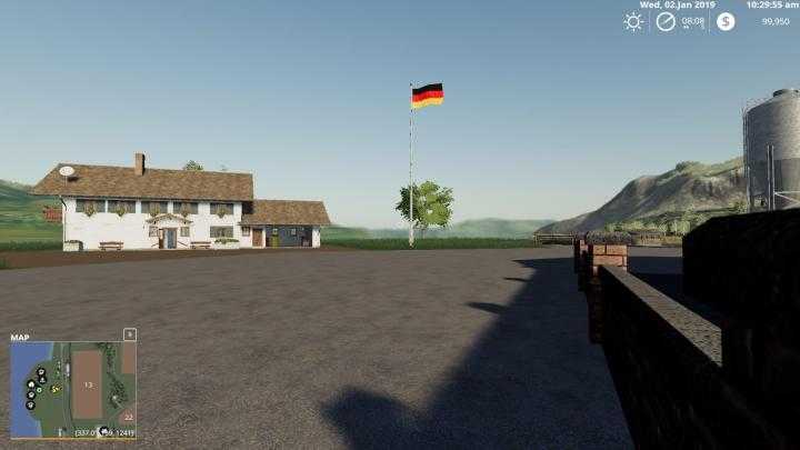 FS19 – Placeable Germany Flag V1