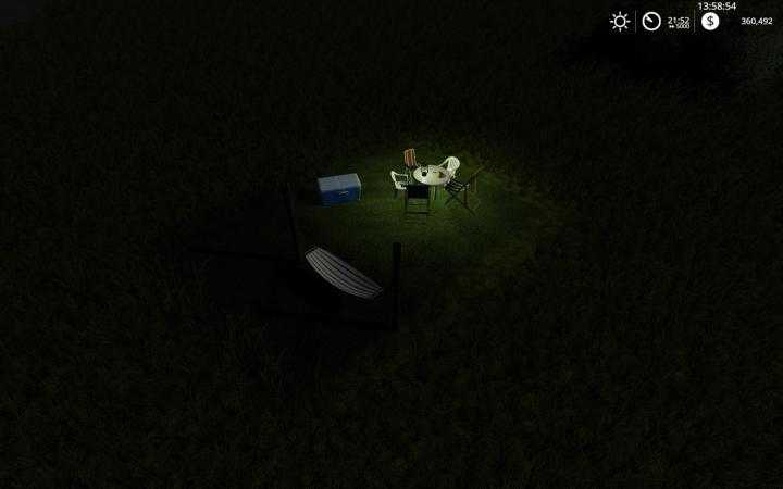 FS19 – Placeable Hammock With Sleep Trigger V1