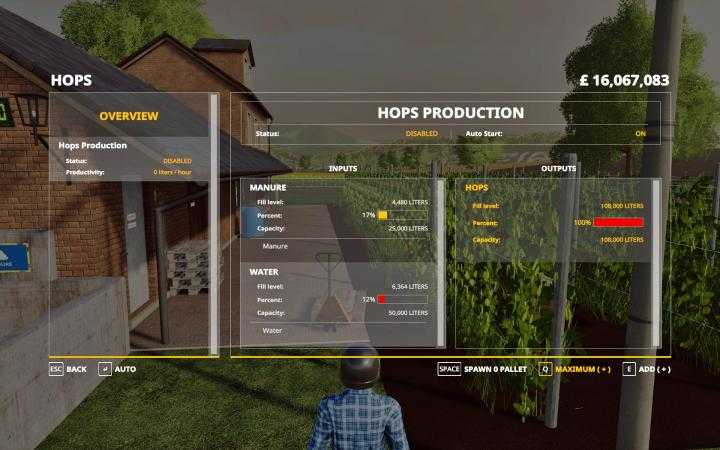 FS19 – Placeable Hopsyard V1.2