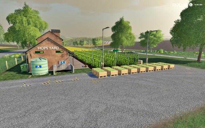 FS19 – Placeable Hopsyard V1.2