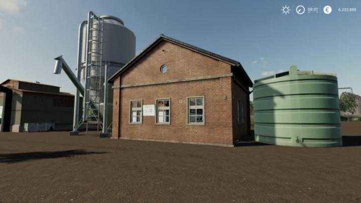 FS19 – Placeable Lime Production With Level Indicators V1