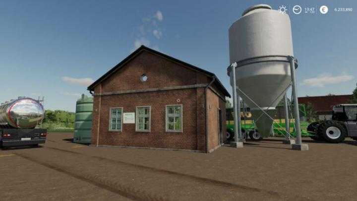 FS19 – Placeable Lime Production With Level Indicators V1