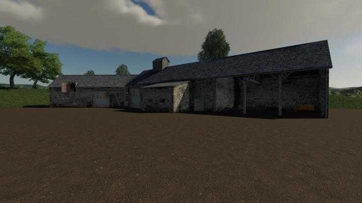 FS19 – Placeable Old Stone Barn V1.1