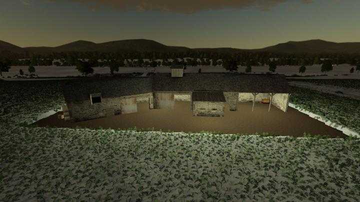 FS19 – Placeable Old Stone Barn V1.1
