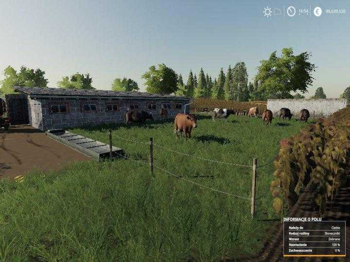 FS19 – Placeable Pastwisko Dla Krow V1