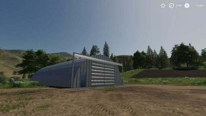 FS19 – Placeable Quonset Shed V1