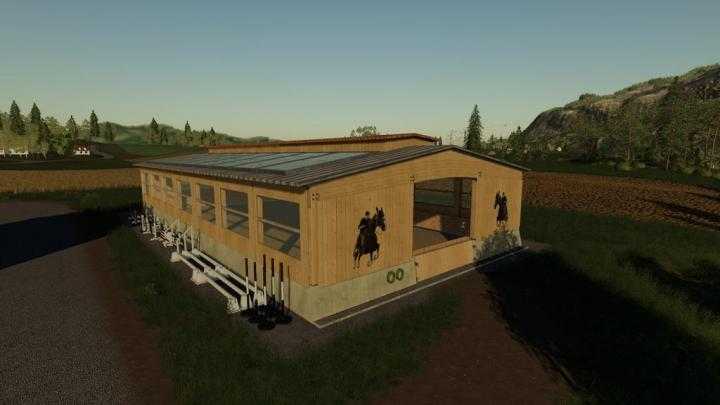 FS19 – Placeable Riding Hall V1