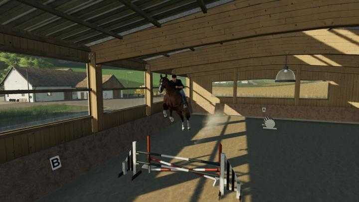 FS19 – Placeable Riding Hall V1