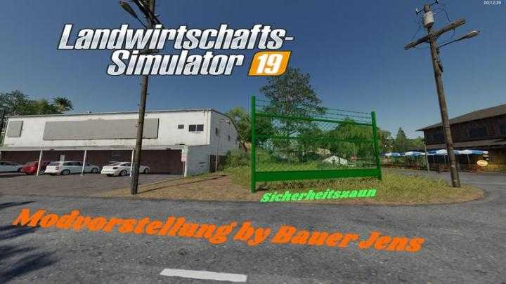 FS19 – Placeable Security Fence V1.1