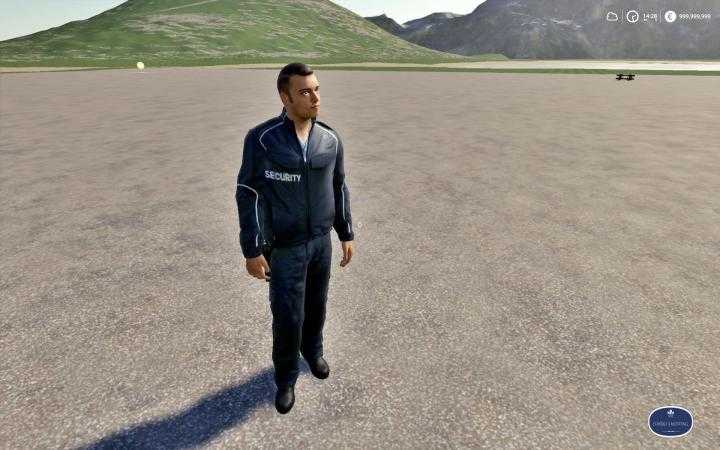 FS19 – Placeable Security Man 19 V1