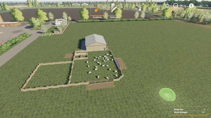 FS19 – Placeable Sheep Fold V1