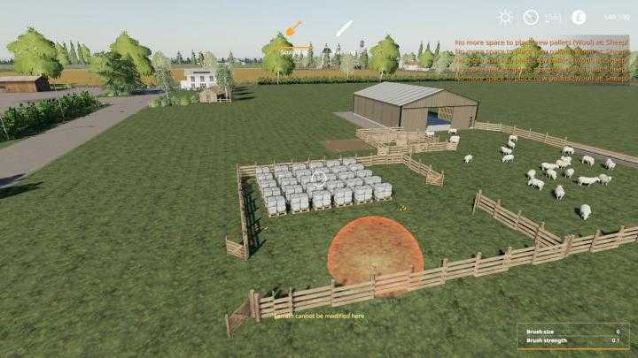 FS19 – Placeable Sheep Fold V1