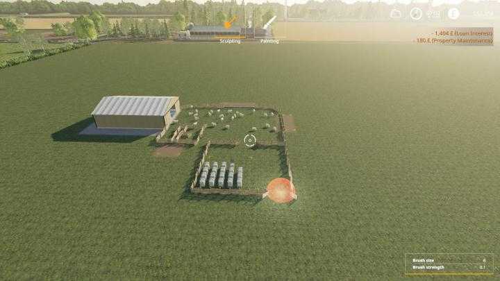 FS19 – Placeable Sheep Fold V1