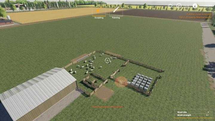 FS19 – Placeable Sheep Fold V1