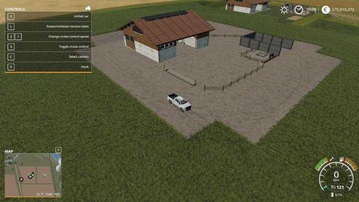 FS19 – Placeable Small Cow Yard V1