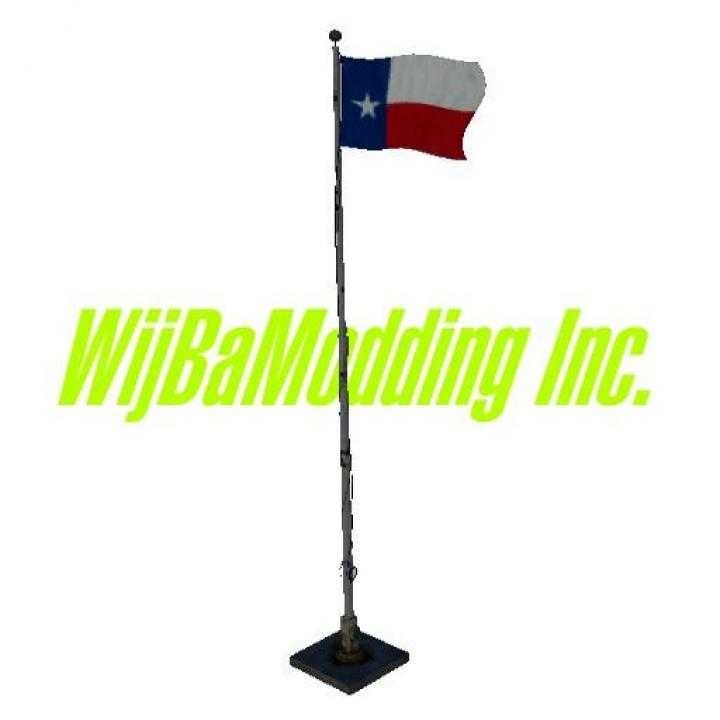 FS19 – Placeable Texan Flag V1