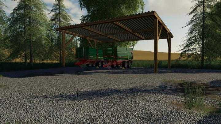 FS19 – Placeable Two Shelters V1.0.1.1