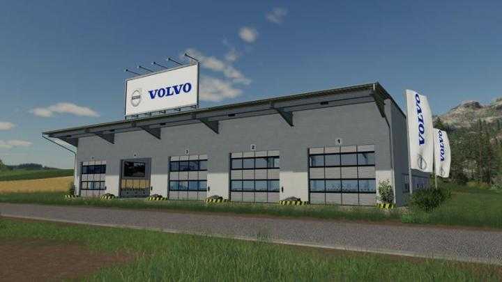 FS19 – Placeable Volvo Hall V1