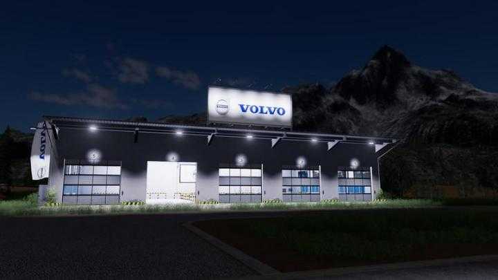 FS19 – Placeable Volvo Hall V1