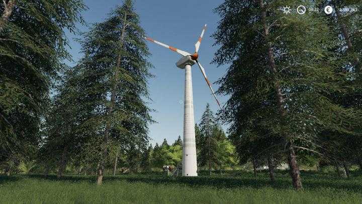 FS19 – Placeable Wind Turbine Revenue Generator