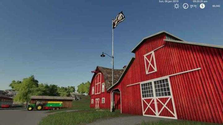 FS19 – Pow-Mia Usa Eagle Tribute Flag V1