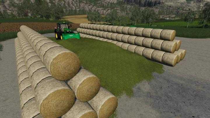 FS19 – Round Bale Bunker Silo V1