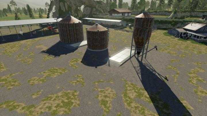 Rusty Looking Multi-Fruit Silos V1.0 FS19