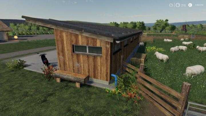 FS19 – Schafstall 2000 – With Animal Pen Extension V1.4