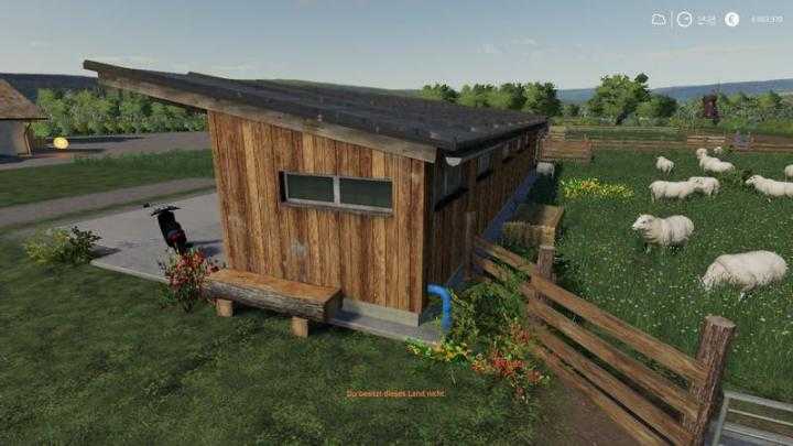 FS19 – Schafstall 2000 – With Animal Pen Extension V1.4