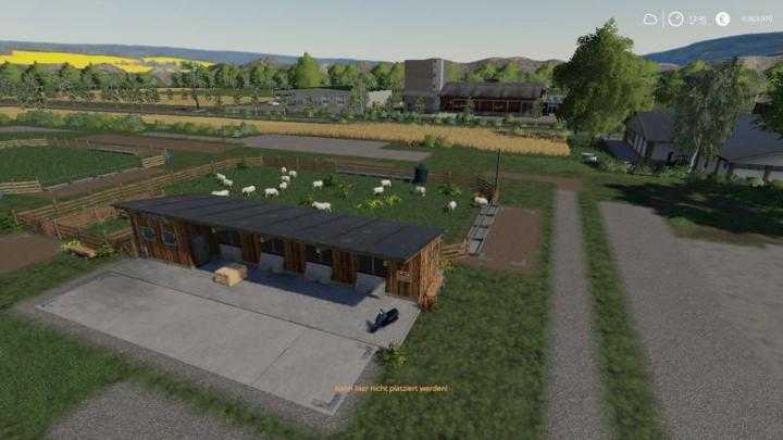 FS19 – Schafstall 2000 – With Animal Pen Extension V1.4