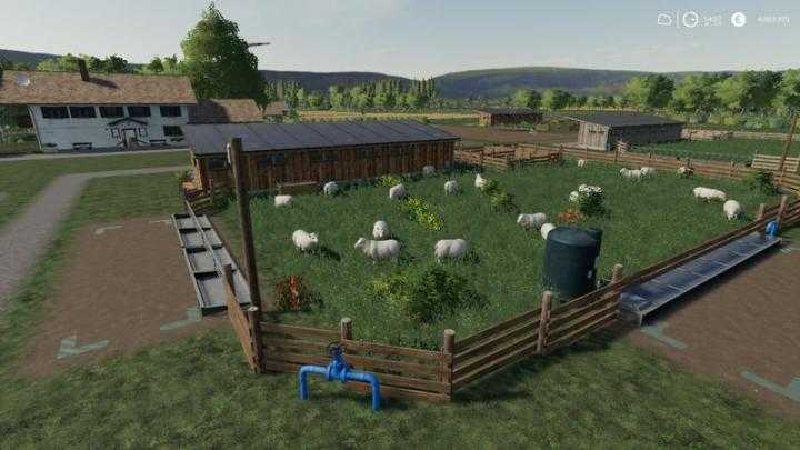 FS19 – Schafstall 2000 – With Animal Pen Extension V1.4