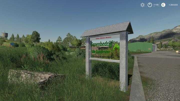 FS19 – Schild Groenbedrijf V1.1