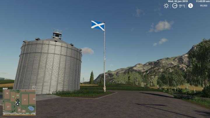 FS19 – Scotland Flag V1.0.1