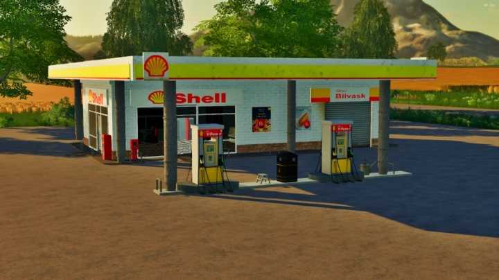 Shell Fuel Station V1.1 FS19