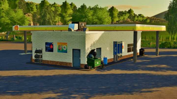 Shell Fuel Station V1.1 FS19