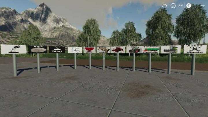 FS19 – Signs V1.3 Final