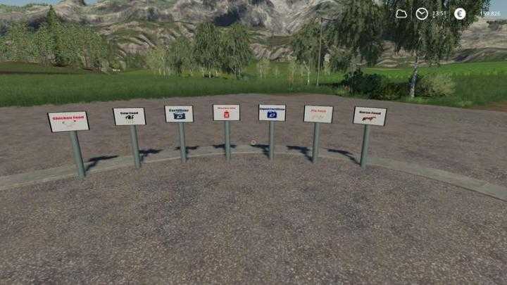 FS19 – Signs V1.3 Final