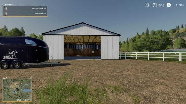 FS19 – Small American Stable V2.1