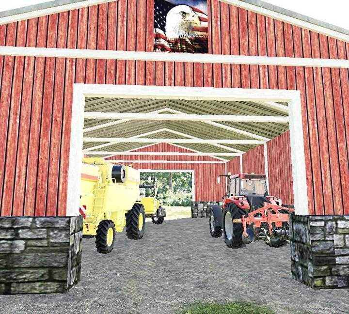 FS19 – Small Open Ended Storage Barn V1