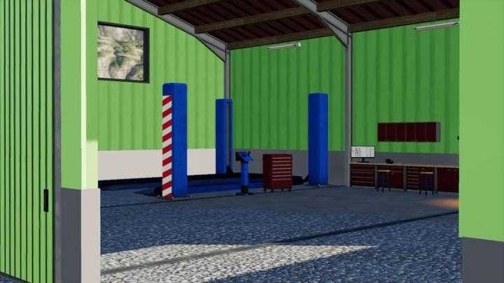 FS19 – Small Vehicle Hall V1