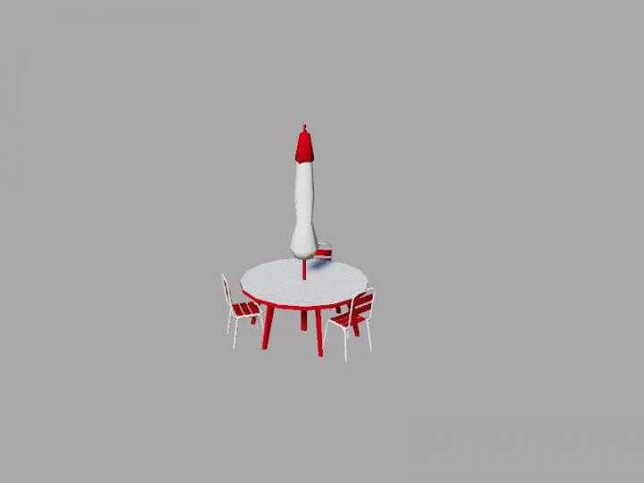 FS19 – Table Parasol Plier Bud V1