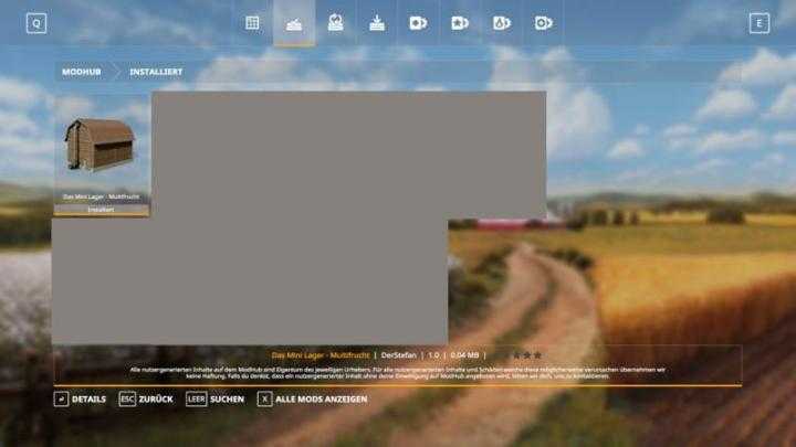 FS19 – The Mini Lager – Multifruit V1